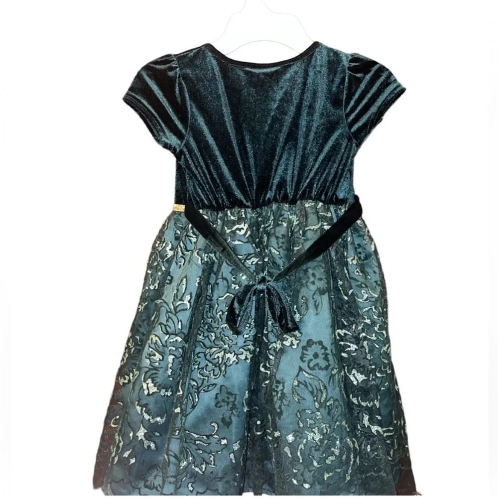 Blueberi Boulevard Glitter Lace Dress size 6x